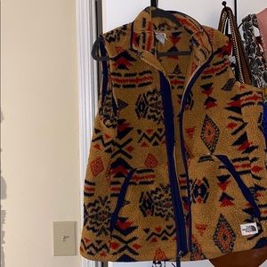 Tribal north face vest